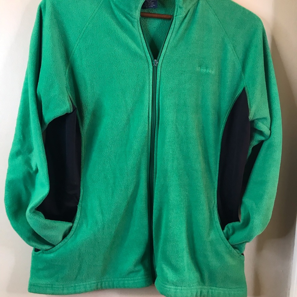 Green Reebok Fleece Jacket